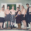 Duckie many men in kilts